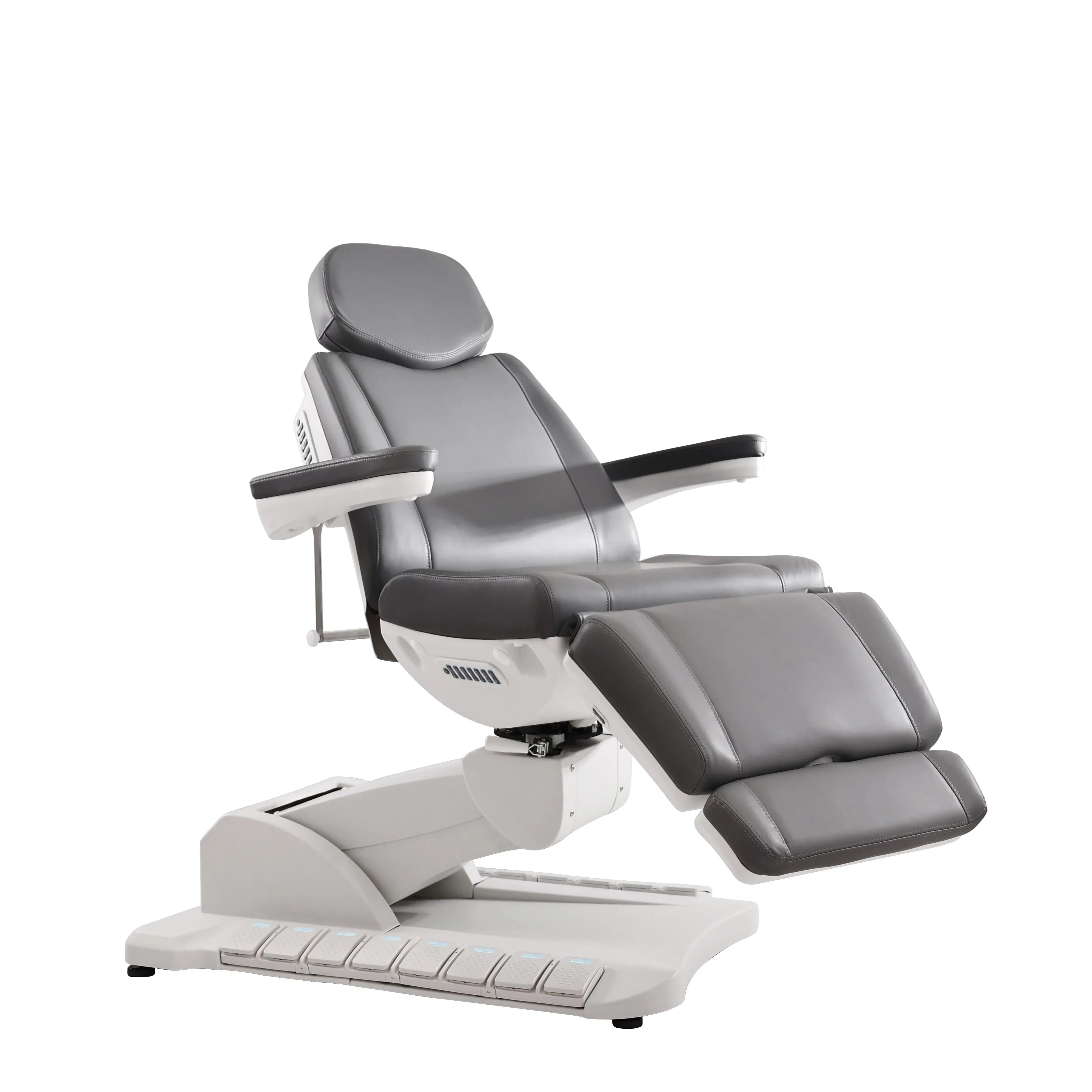 4-Motor Heated Facial Bed with Swivel, Foot Control & One-Touch Reset – Milan Series