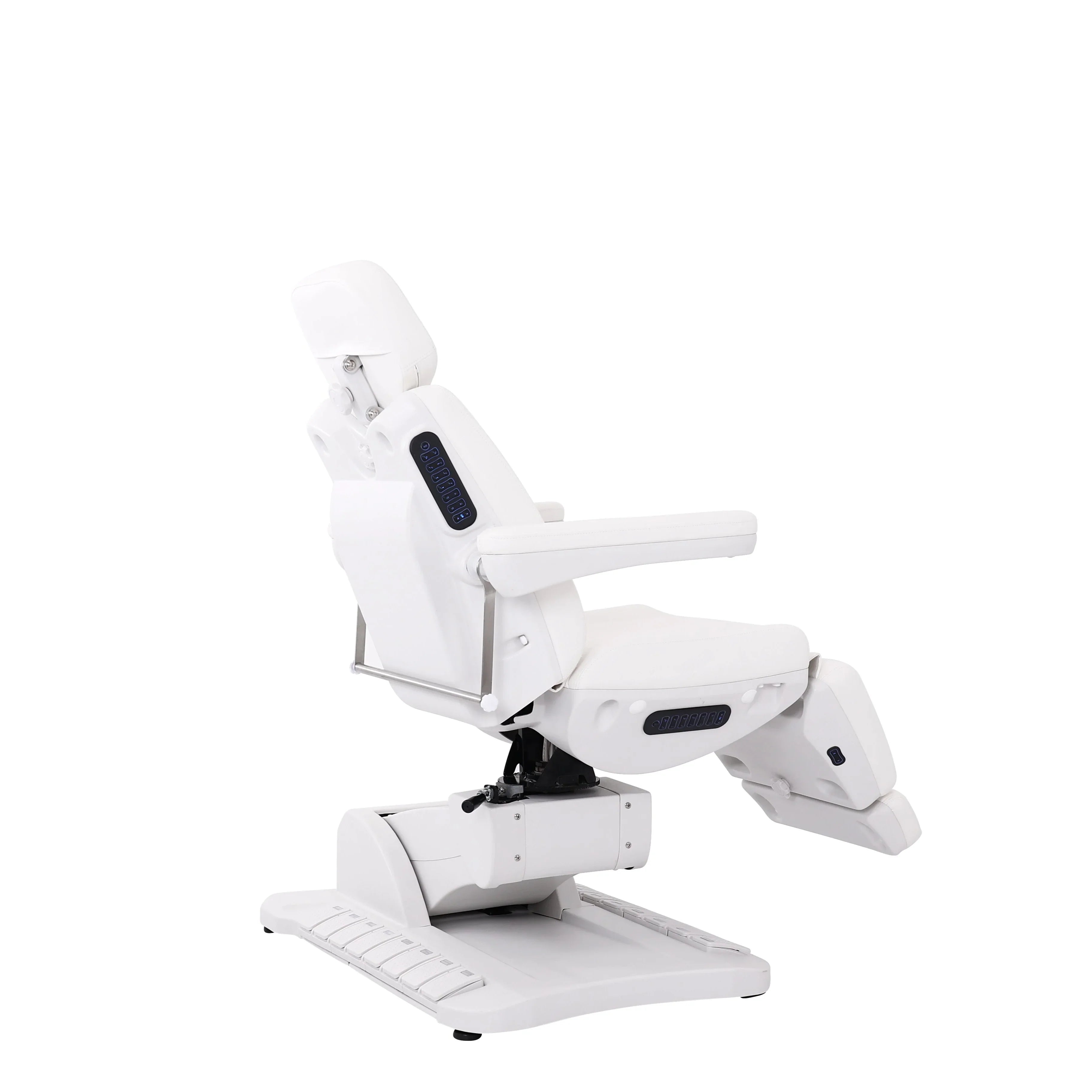 4-Motor Heated Facial Bed with Swivel, Foot Control & One-Touch Reset – Milan Series