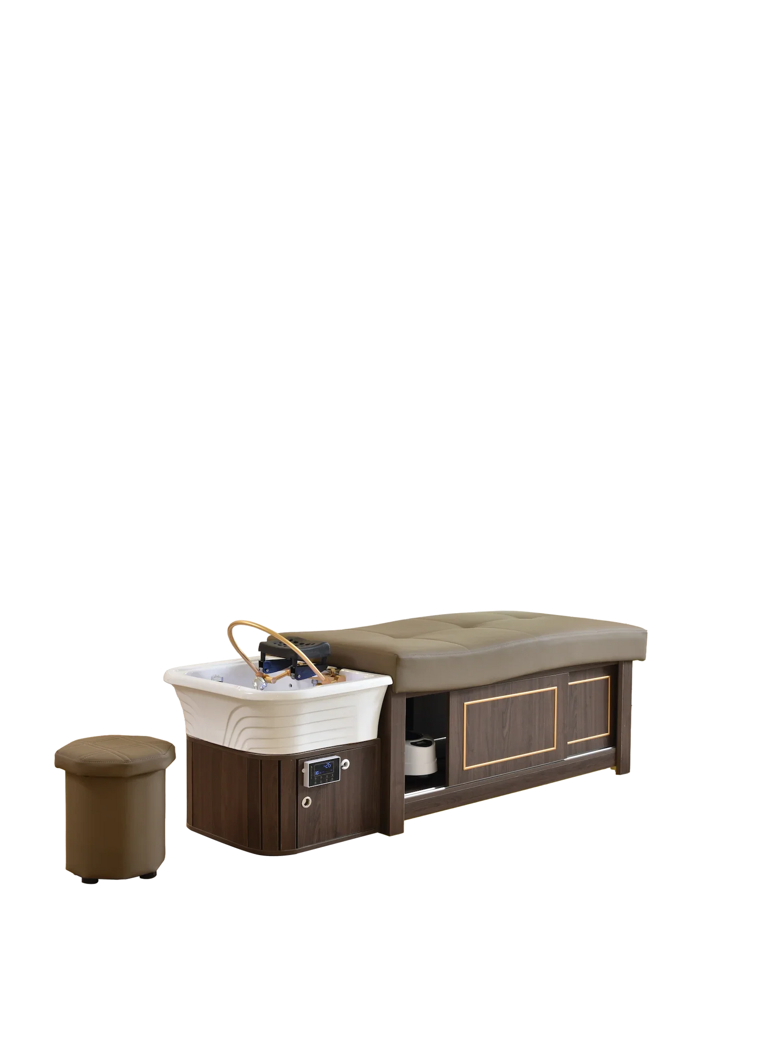 Heated Shampoo Spa Bed with Water Circulation & Steaming – Monaco Series