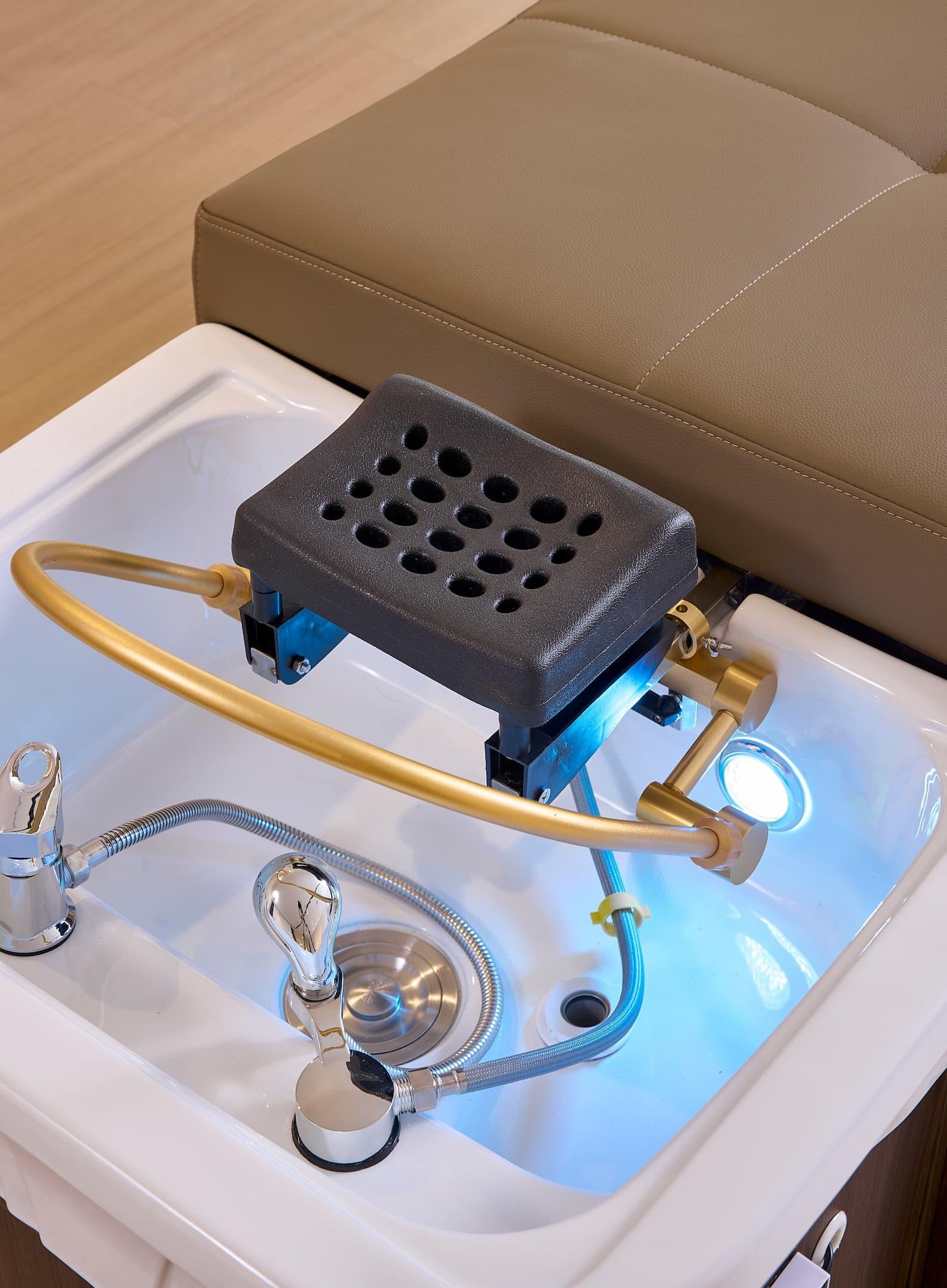 Heated Shampoo Spa Bed with Water Circulation & Steaming – Monaco Series