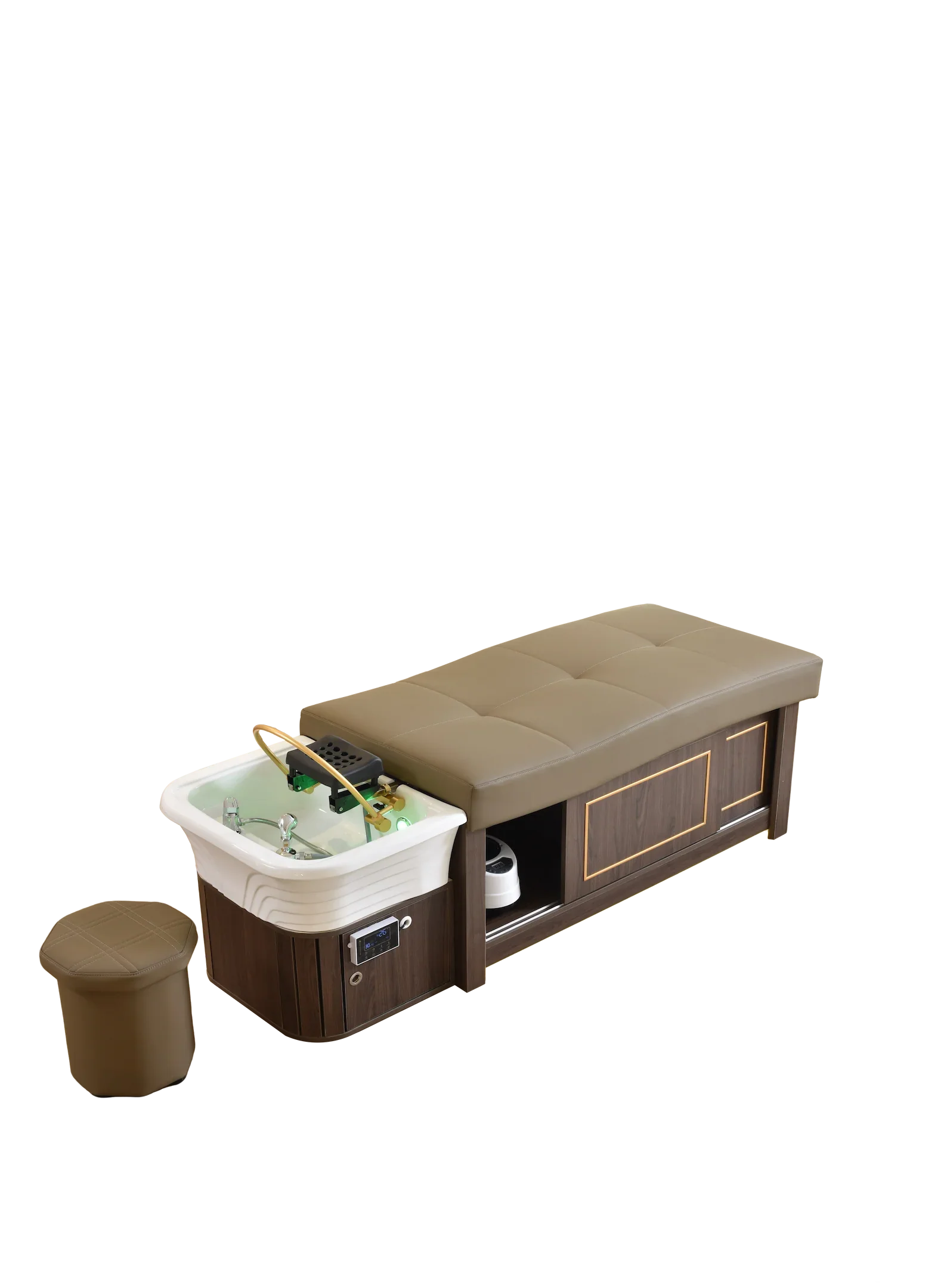 Heated Shampoo Spa Bed with Water Circulation & Steaming – Monaco Series