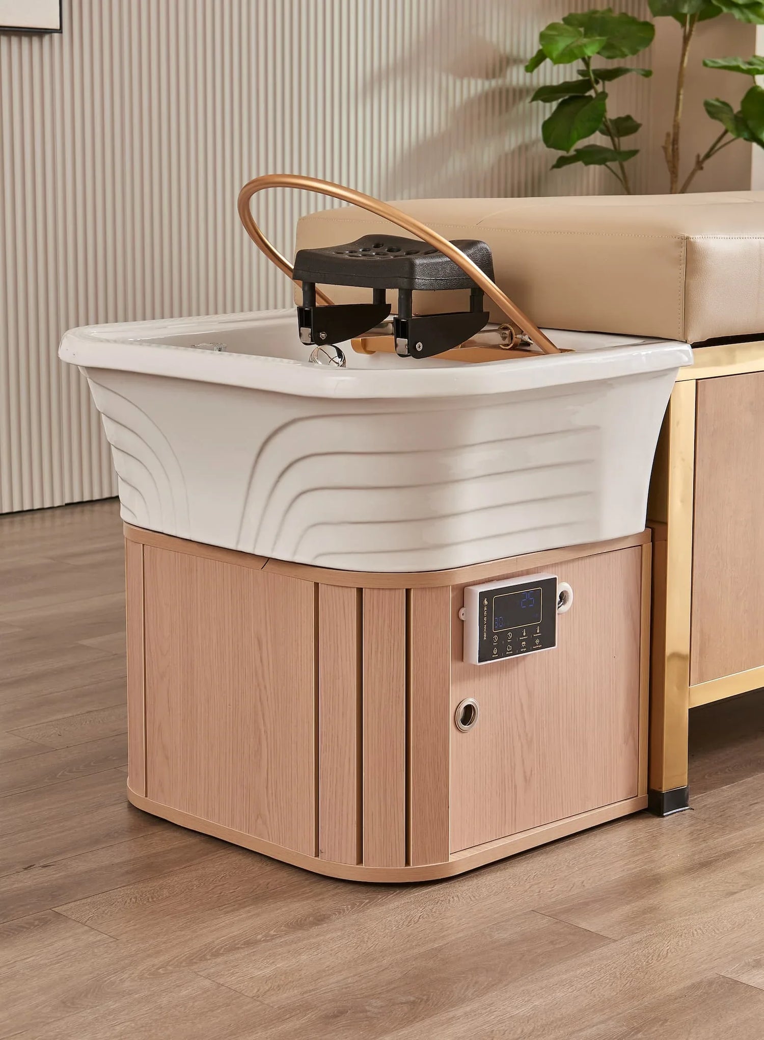 Heated Shampoo Spa Bed with Water Circulation & Steaming – Ubud Series