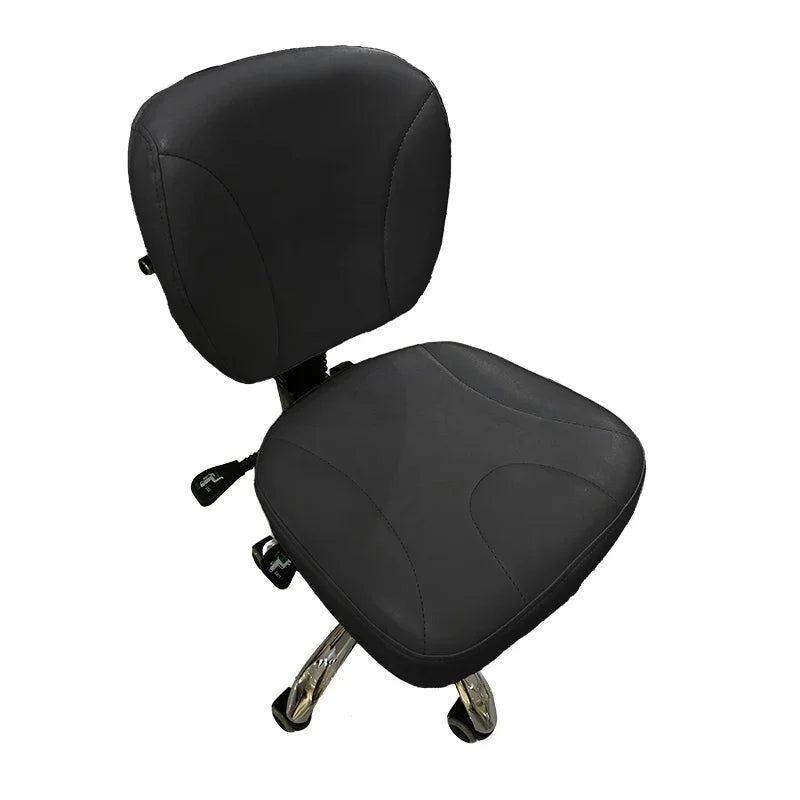 Comfort Backrest Stool with Wheels – Dover Series