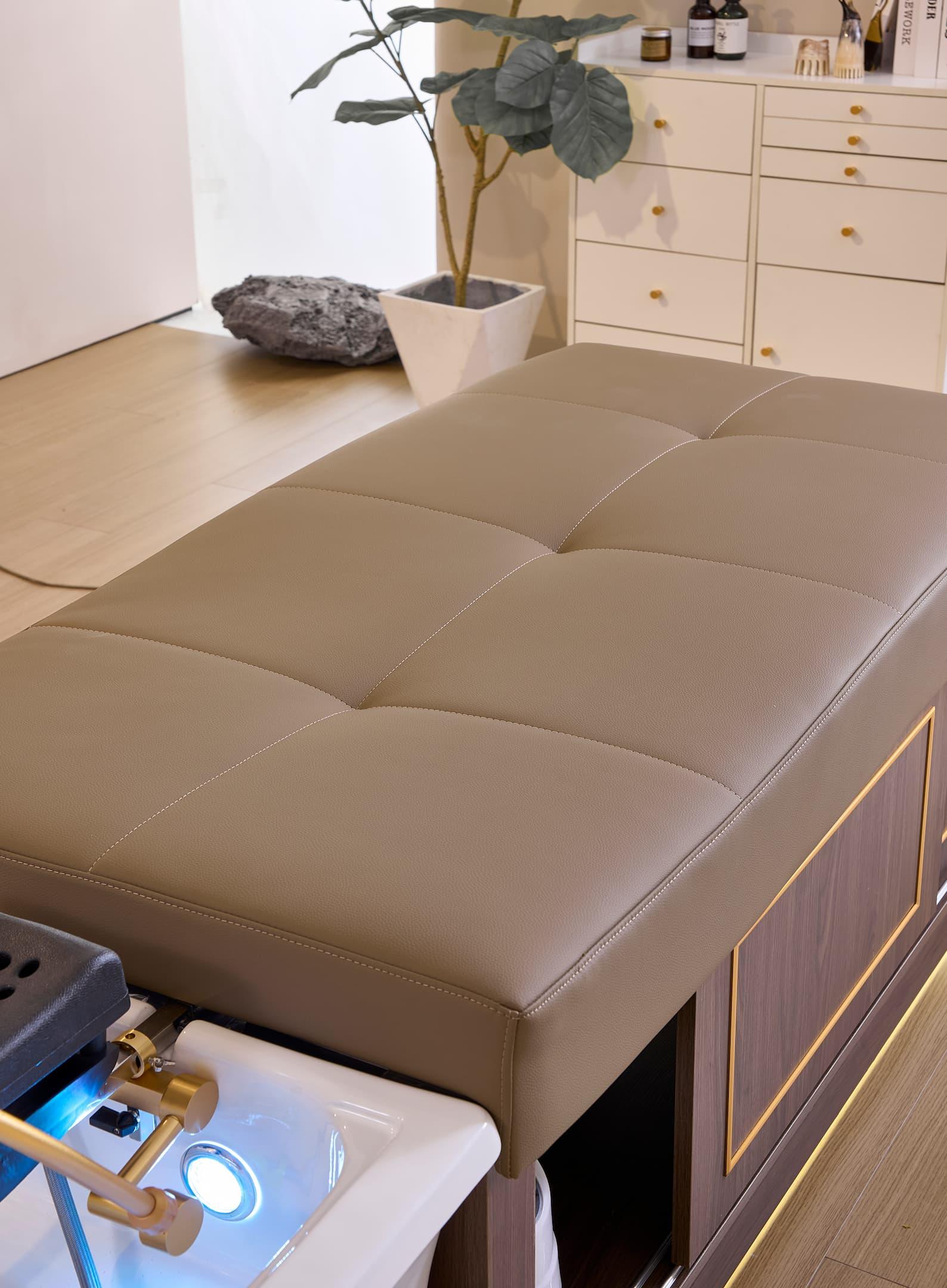 Heated Shampoo Spa Bed with Water Circulation &amp; Steaming – Monaco Series