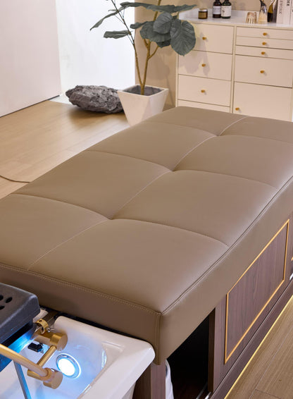Heated Shampoo Spa Bed with Water Circulation &amp; Steaming – Monaco Series