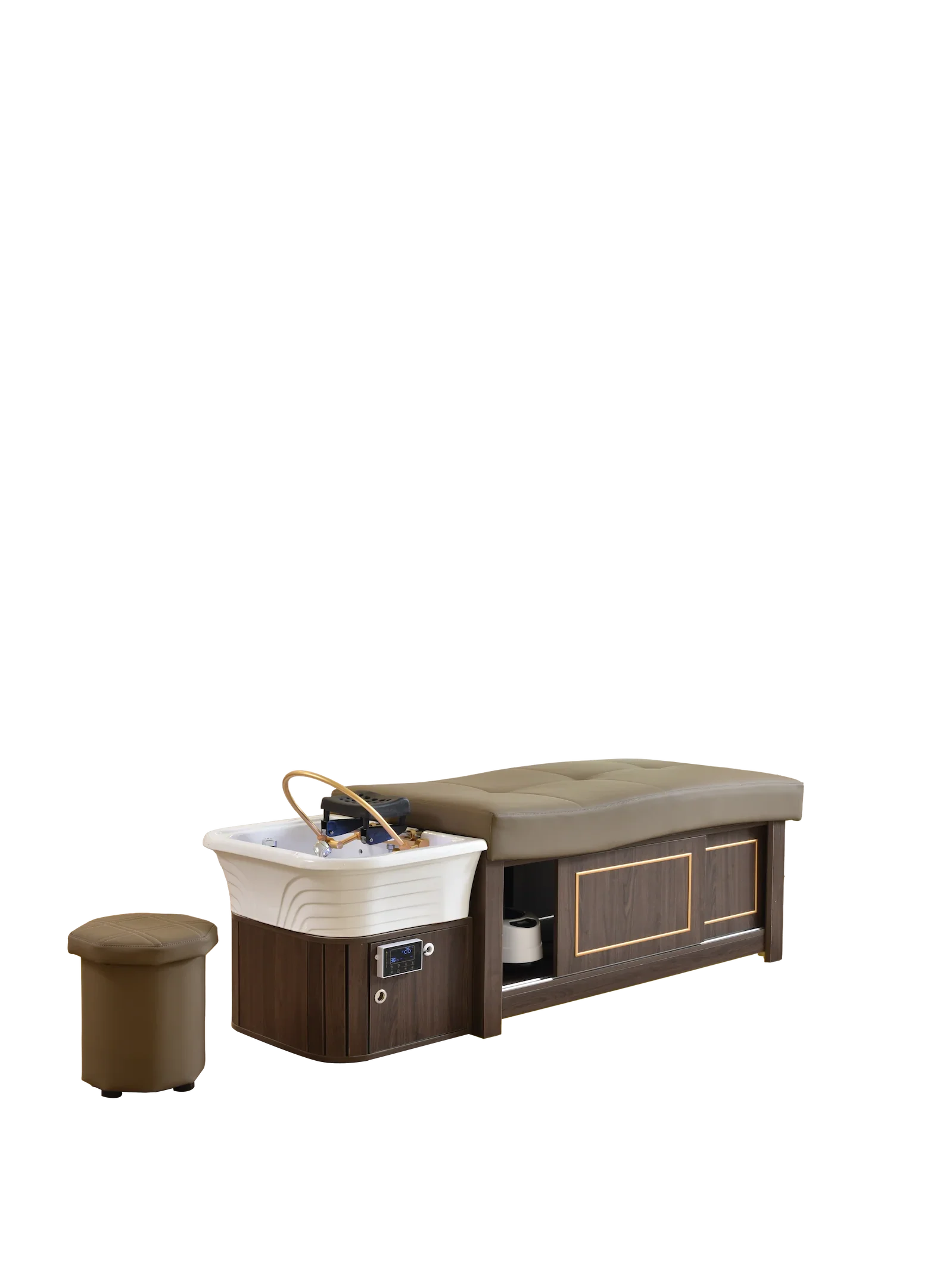 Heated Shampoo Spa Bed with Water Circulation &amp; Steaming – Monaco Series