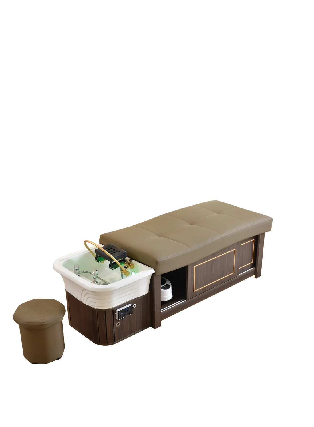 Heated Shampoo Spa Bed with Water Circulation & Steaming – Monaco Series