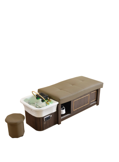 Heated Shampoo Spa Bed with Water Circulation &amp; Steaming – Monaco Series