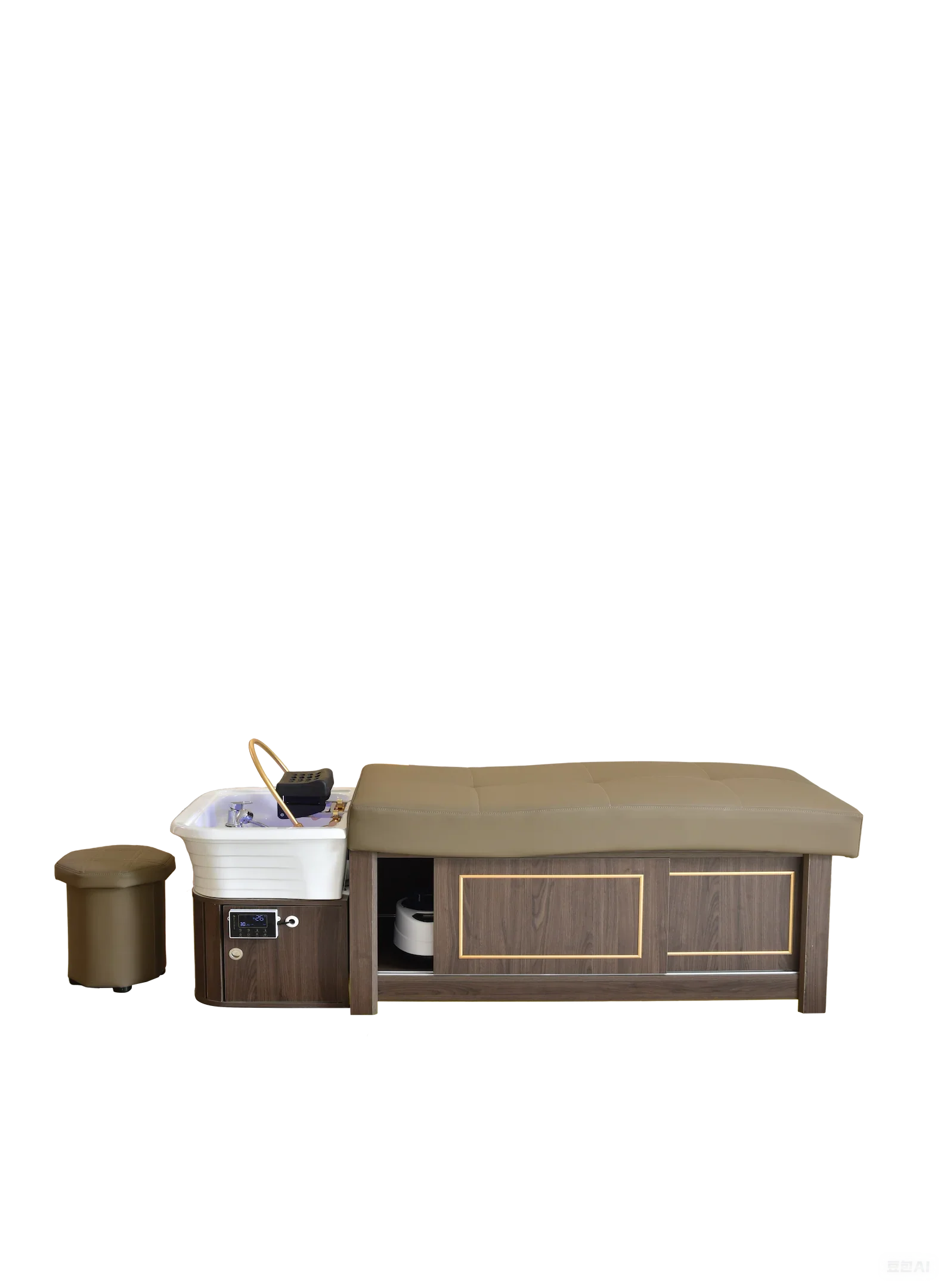 Heated Shampoo Spa Bed with Water Circulation &amp; Steaming – Monaco Series
