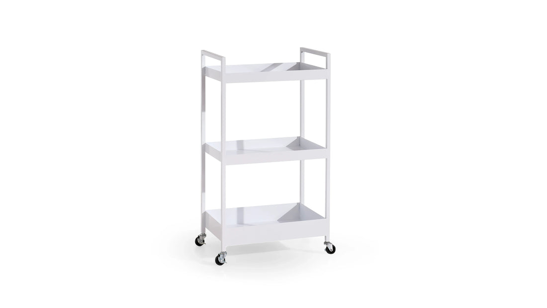 3-Tier Utility Trolley Cart with Wheels – Rotterdam Series