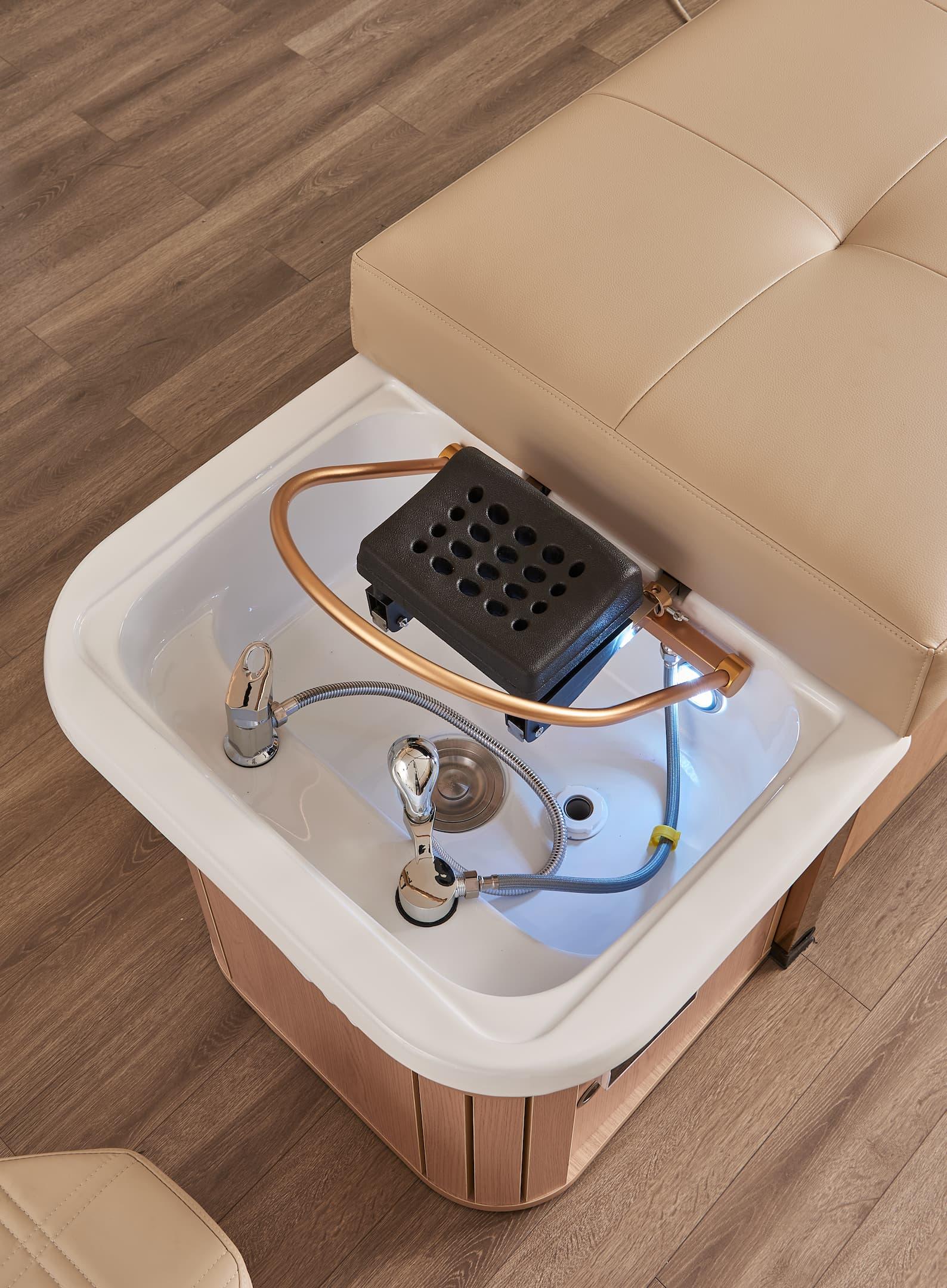 Heated Shampoo Spa Bed with Water Circulation &amp; Steaming – Ubud Series