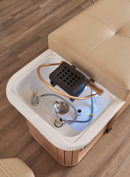 Heated Shampoo Spa Bed with Water Circulation &amp; Steaming – Ubud Series