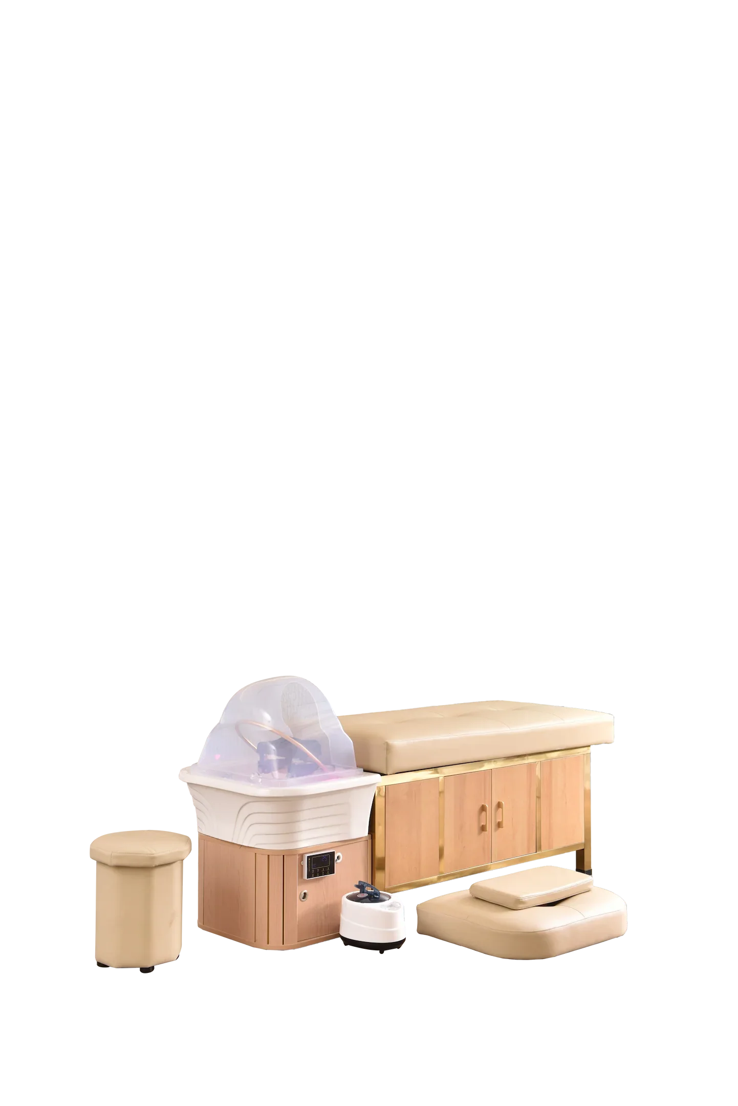 Heated Shampoo Spa Bed with Water Circulation &amp; Steaming – Ubud Series