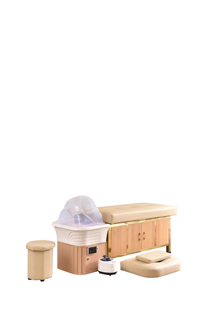 Heated Shampoo Spa Bed with Water Circulation &amp; Steaming – Ubud Series